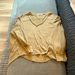 Free People We the Free Coraline Thermal  top size S